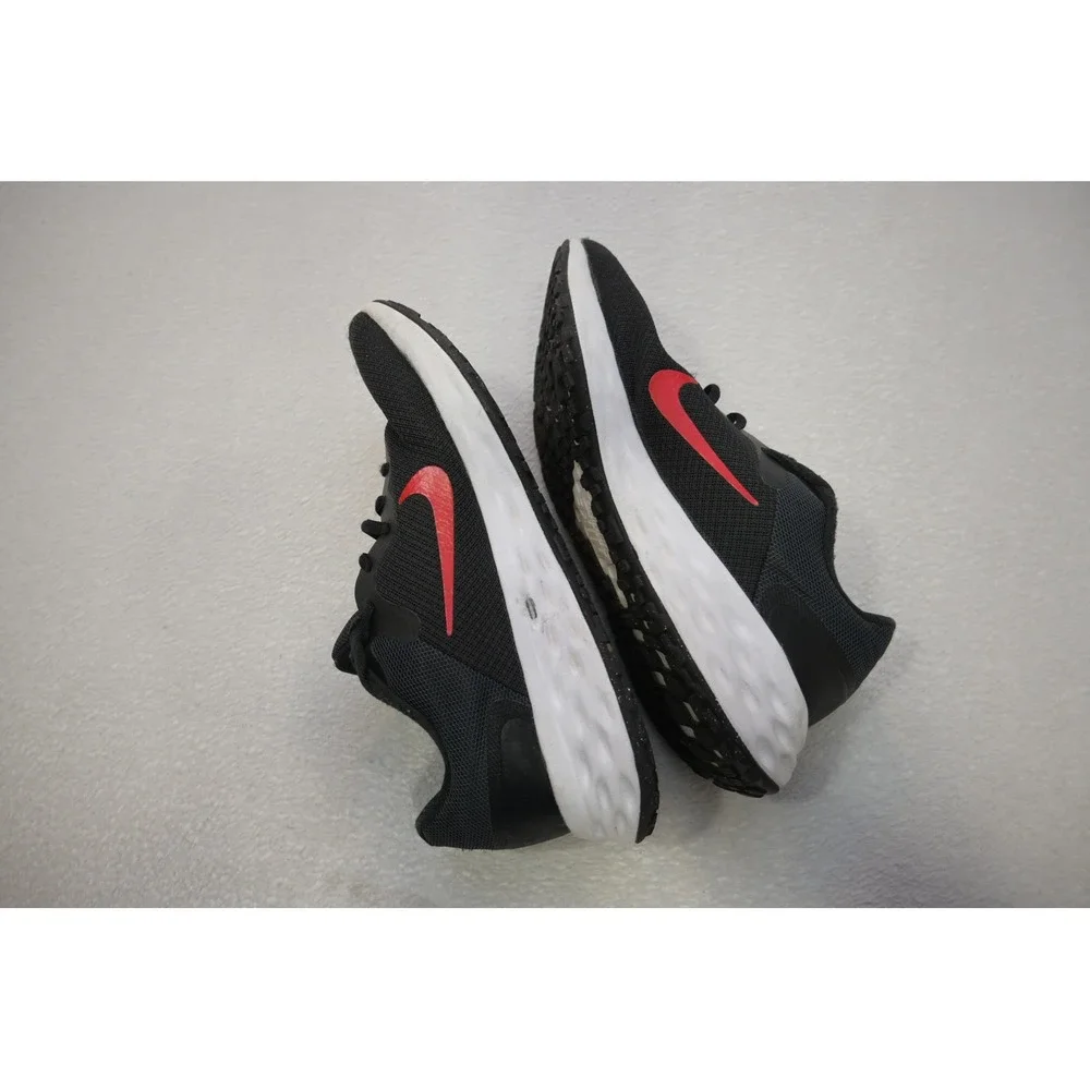 Nike Revolution 6 Next Nature Mens Size 9.5 Black Red DC3728-005 Running Shoe‎